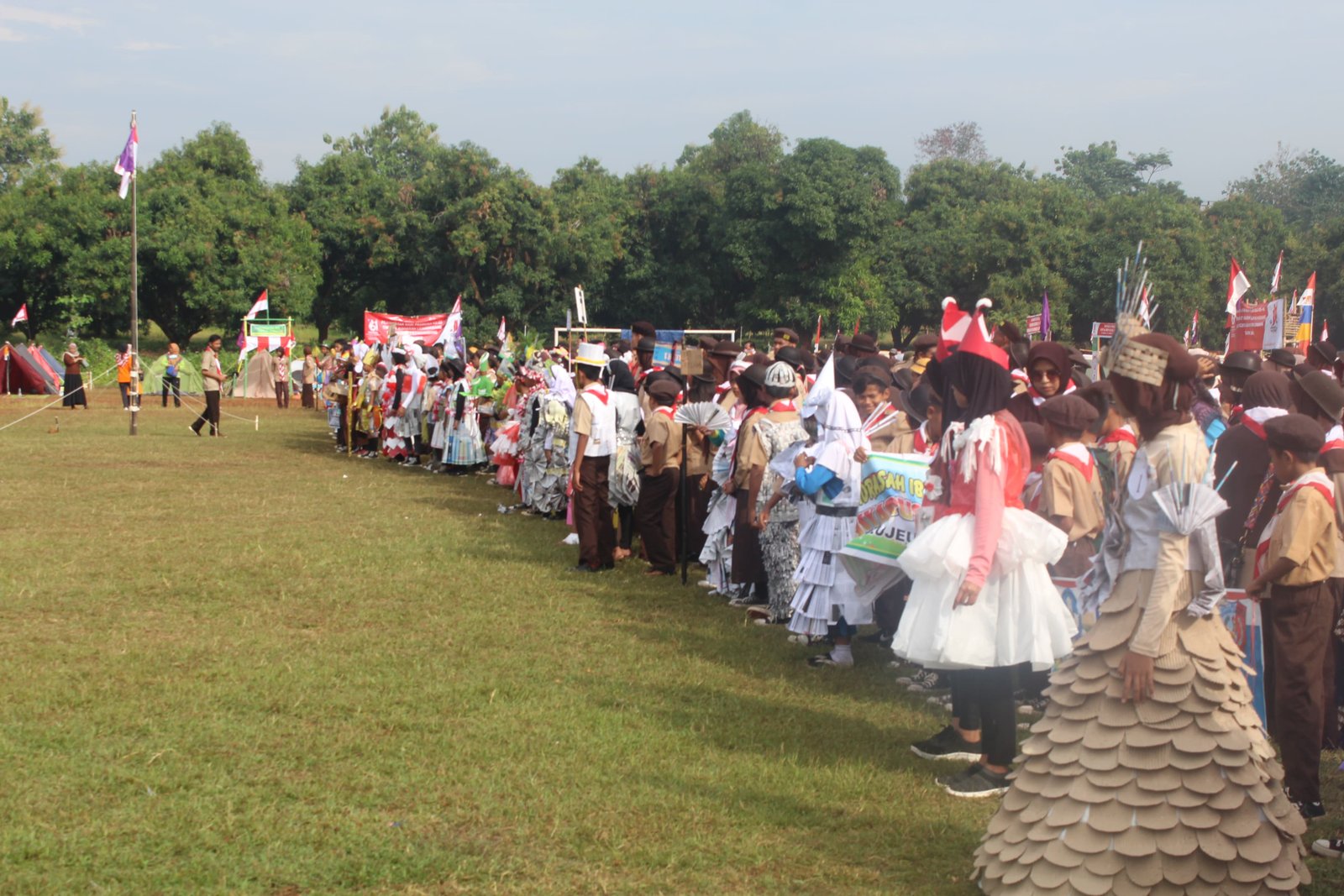 Acara Fashion Show Pramuka