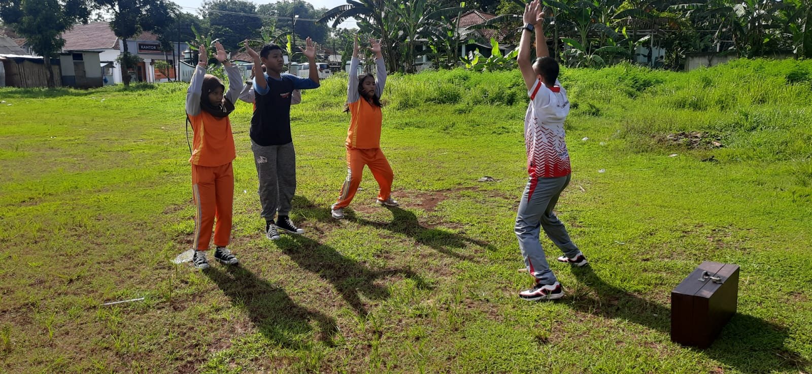 Kegiatan Olahraga peserta didik SLBN Kab. Cirebon