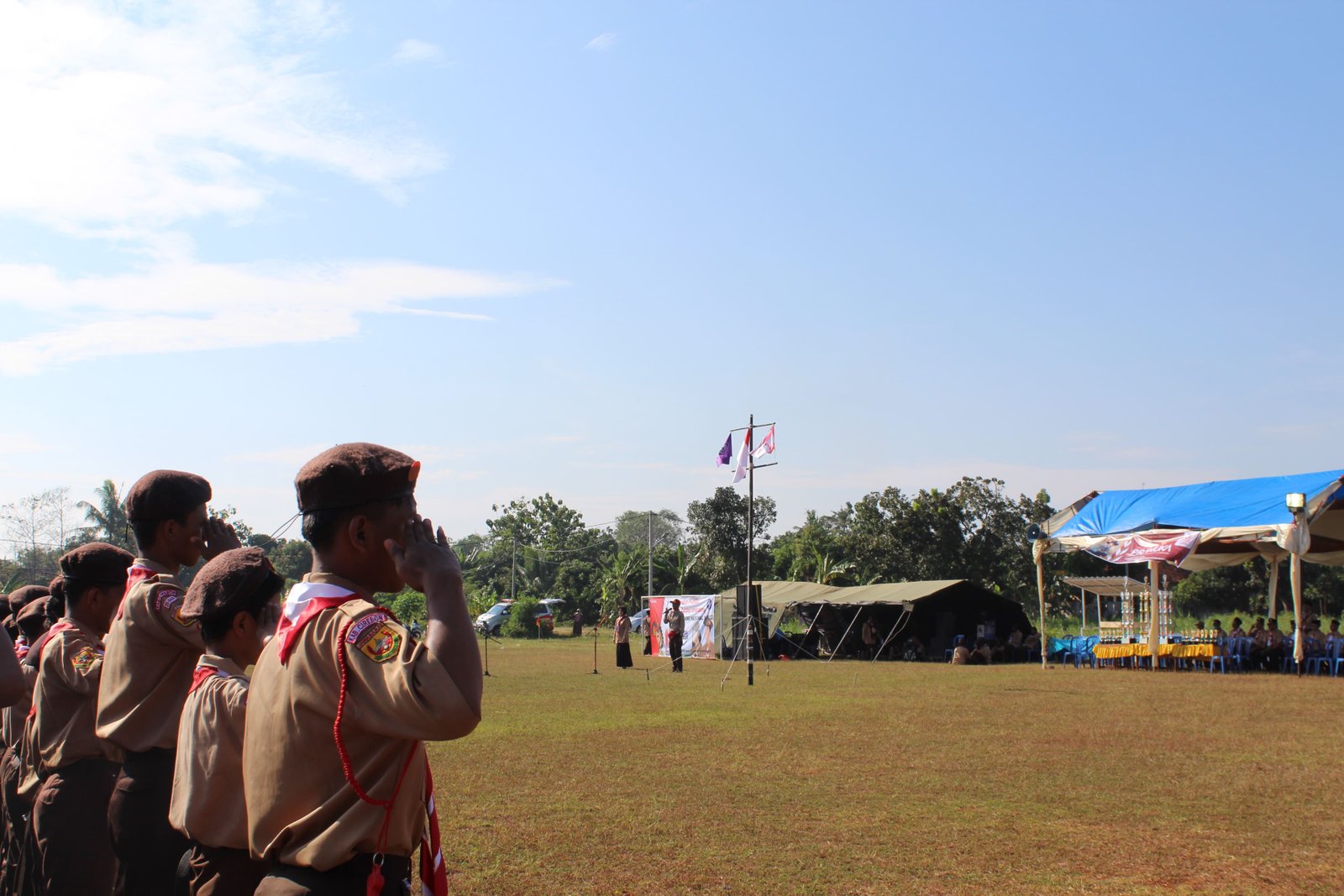 Upacara HUT Pramuka Ke-61