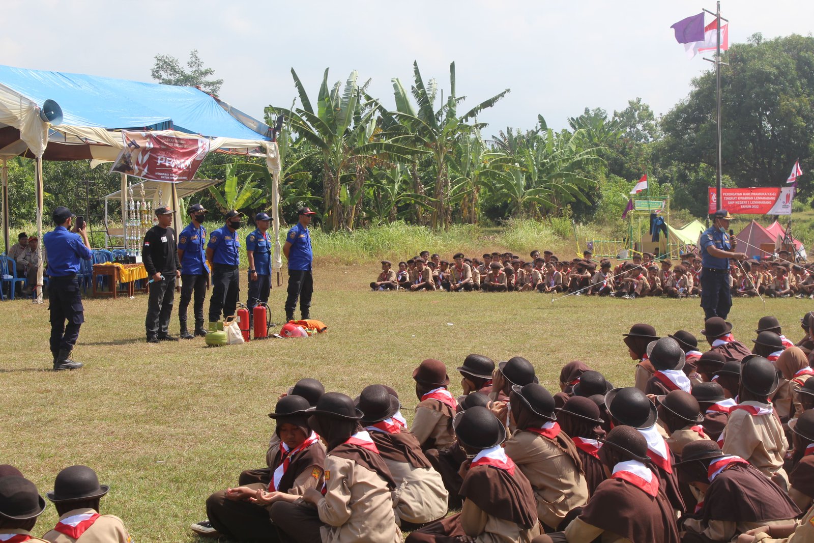 Pengarahan Materi Oleh Dinas Pemadam Kebakaran Kecamatan Lemahabang