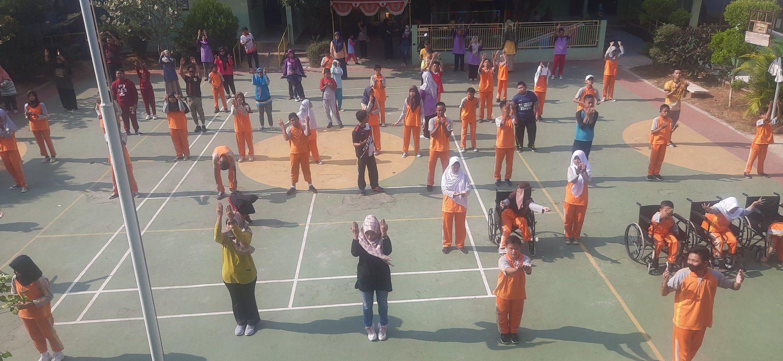 Kegiatan senam pagi